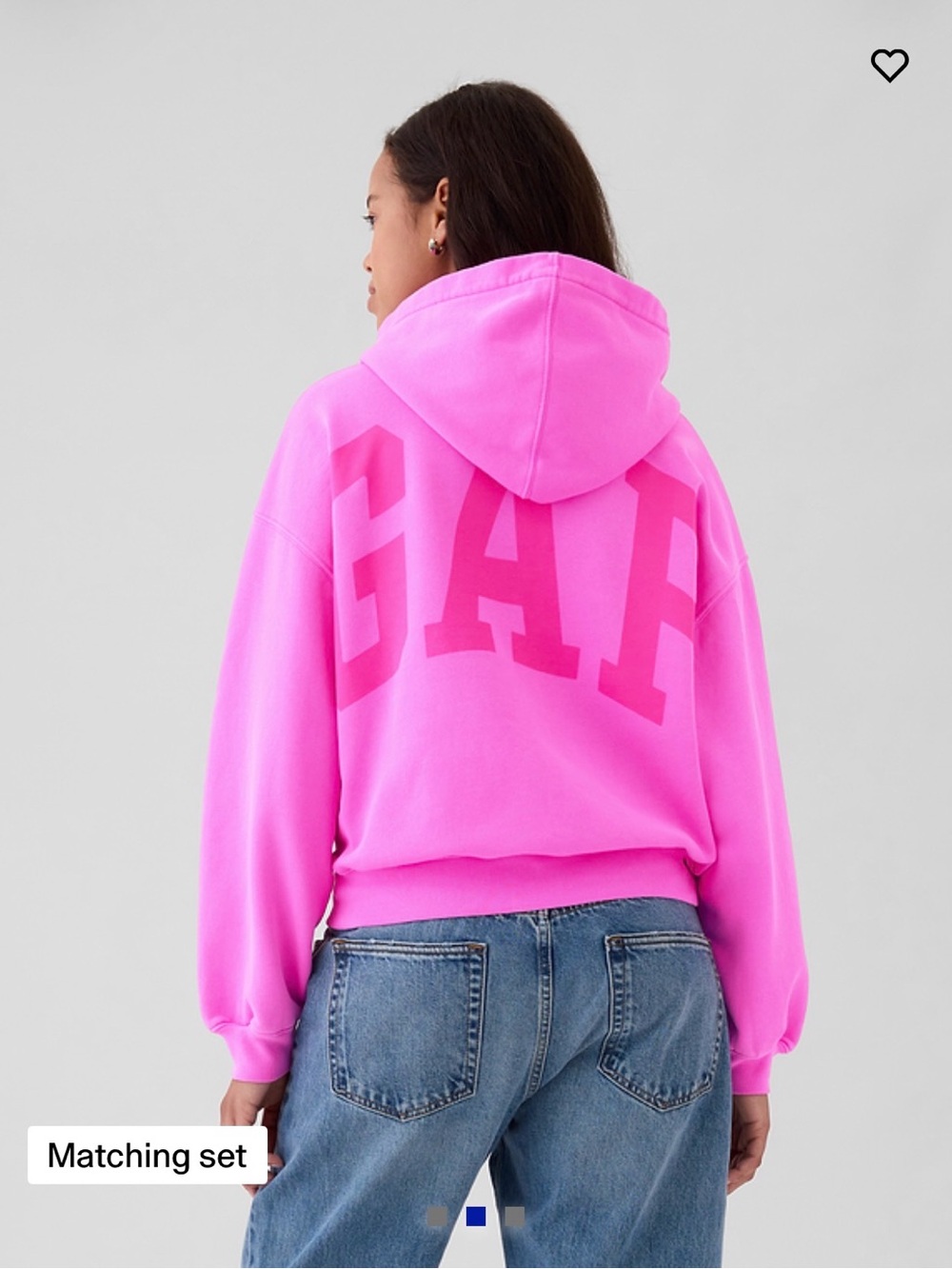 BLUE Cropped GAP Sweatshirt